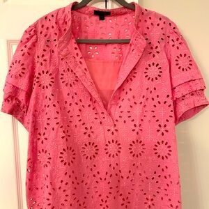 JCrew Eyelet Blouse/Camisole